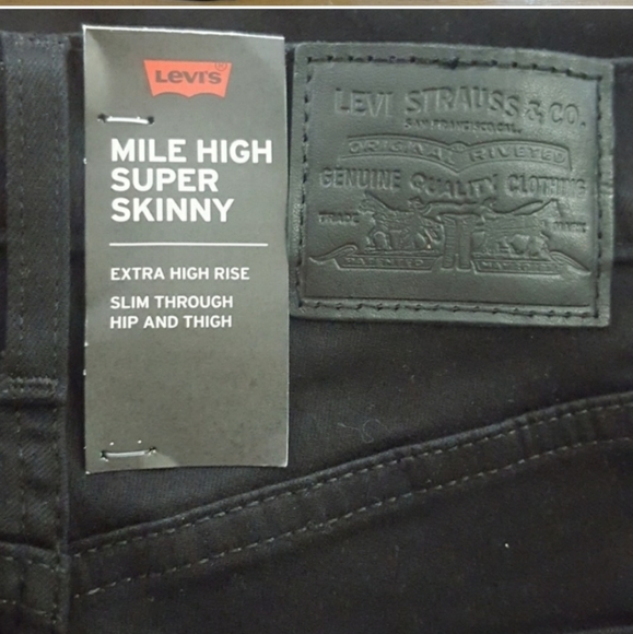 Levi's Mile High Rise Super Skinny Jeans - Picture 5 of 5